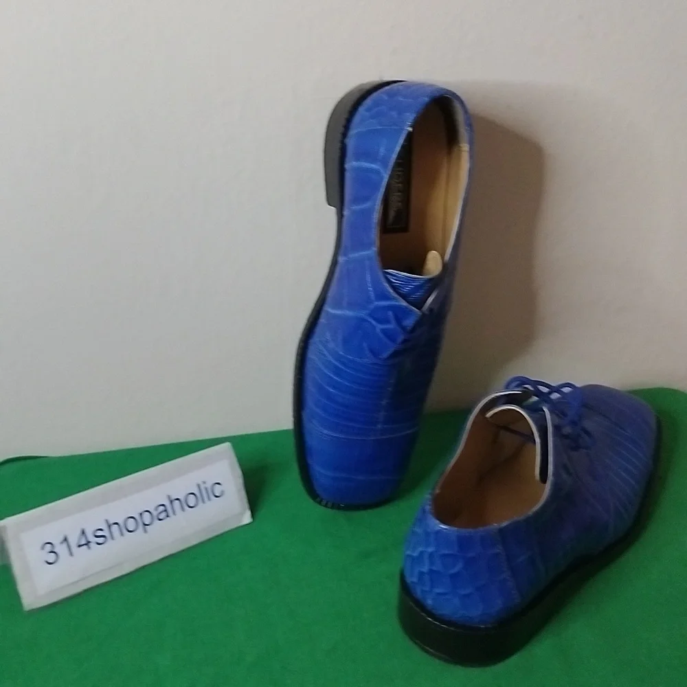 Boys Blue Dress Shoes
